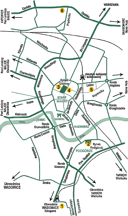 Parcours de sainte Soeur Faustine à Cracovie