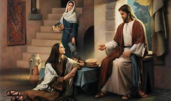 Marta i Maria z Jezusem