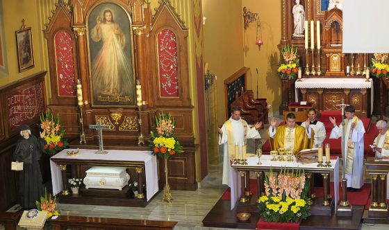 Eucharystia w lagiewnickim Sanktuarium